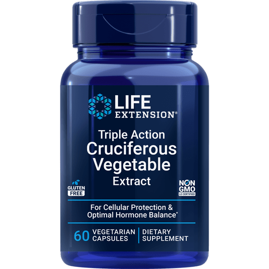 Life Extension Triple Action Cruciferous Vegetable Extract 60Vcaps