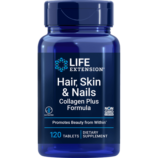 Life Extension Hair Skin & Nails Collagen Plus Formula 120Tabs