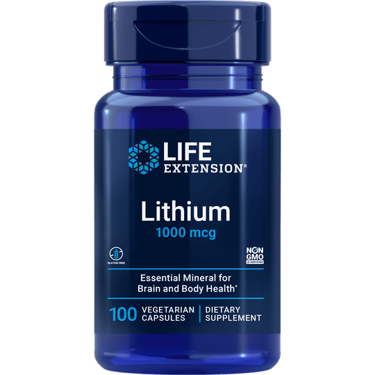 Life Extension Lithium 1000Mcg 100Caps