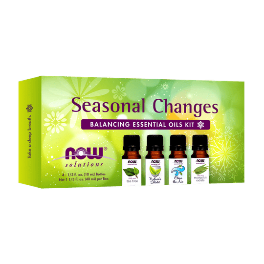 NOW Seasonal Changes Balancing Essential Oils Kit