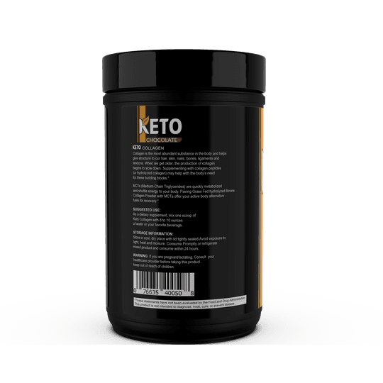 Superior Source Keto Collagen Powder with MCTs, Chocolate, 14 oz