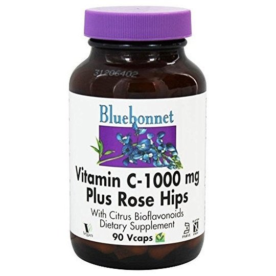 Bluebonnet Vitamin C-1000mg & Rose Hip