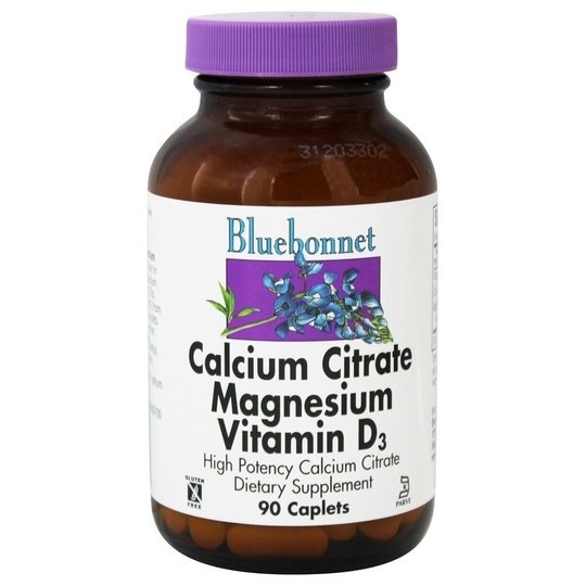 Bluebonnet Calcium Magnesium Plus D3