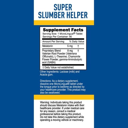 Superior Source Super Slumber Helper MicroLingual® Instant Dissolve Tablets