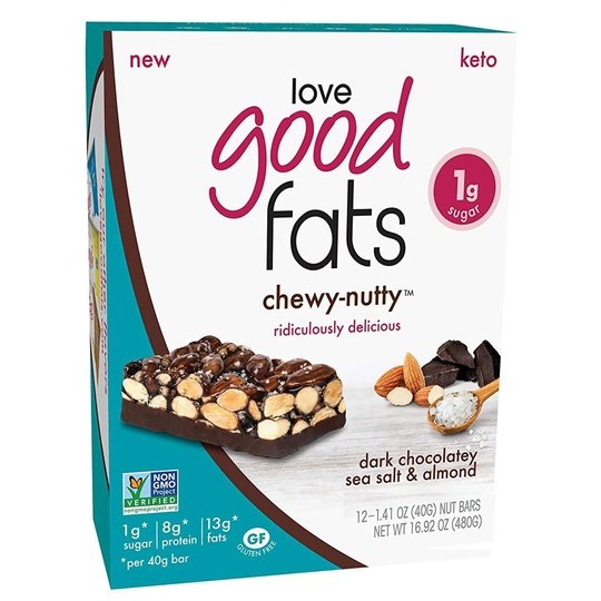 Love Good Fats Good Fats Chewy-Nutty Bar