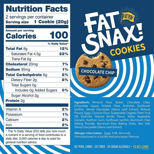 Fat Snax Keto Cookies