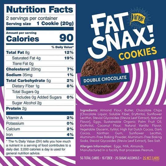 Fat Snax Keto Cookies