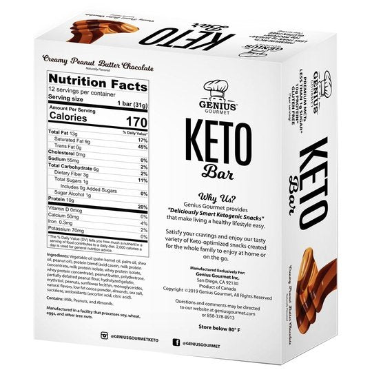 Genius Gourmet Keto Bar