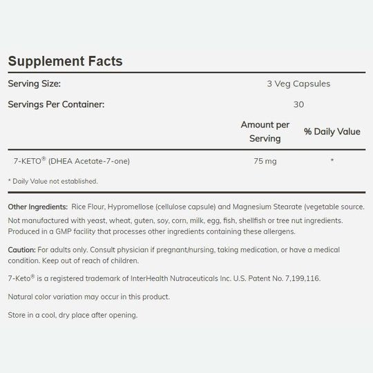 NOW 7-KETO DHEA