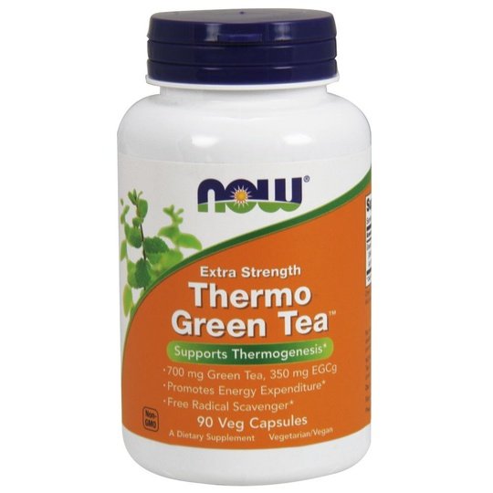 NOW Thermo Green Tea, Extra Strength 90 veg capsules