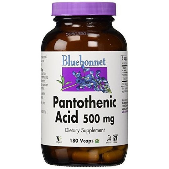 Bluebonnet Pantothenic Acid 500mg