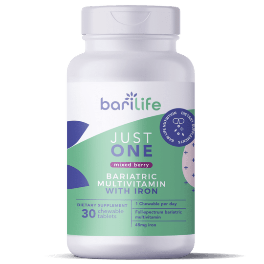Bari Life Just One Multivitamin with Iron Chewable - Mixed Berry