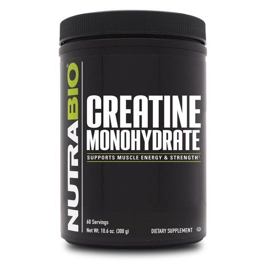 NutraBio 100% Pure Creatine Monohydrate