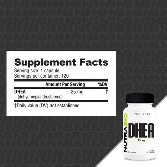 Nutrabio DHEA 25mg