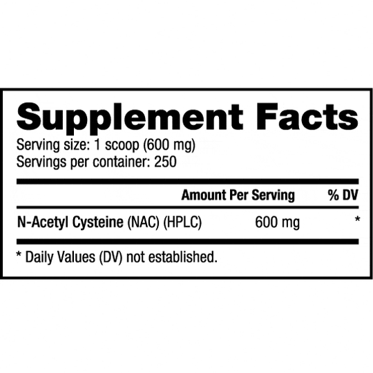 NutraBio N-Acetyl-Cysteine NAC Powder