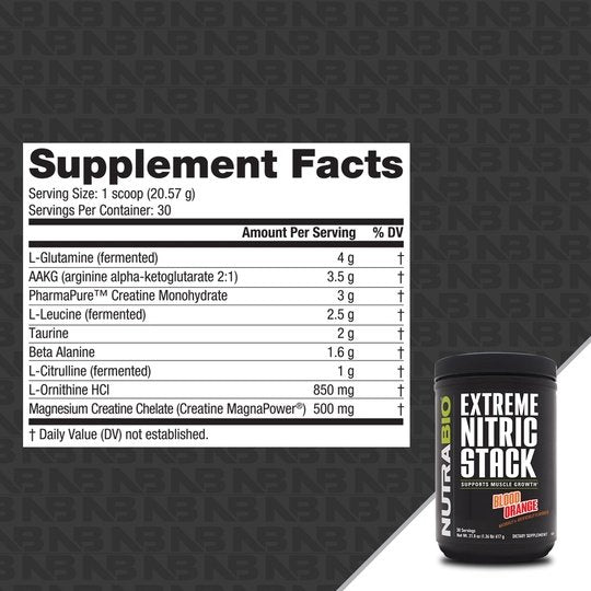 Nutrabio Extreme Nitric Stack