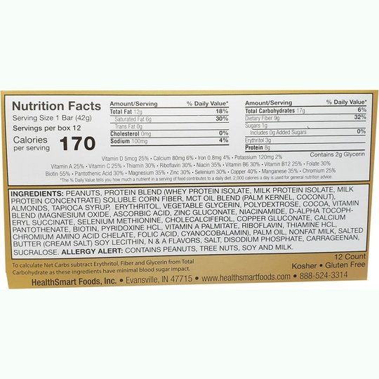 Healthsmart Keto Wise Meal Bar