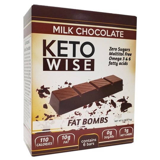 Healthsmart Keto Wise Solid Chocolate Fat Bombs