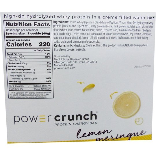 BNRG Power Crunch Protein Bars