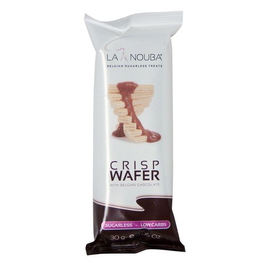 La Nouba Low Carb Belgian Chocolate Crisp Wafer (16 Bars)