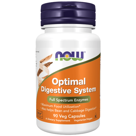 NOW Optimal Digestive System 90 Veg Capsules