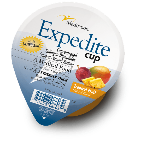 Expedite 10g Collagen Protein Cup with L-Citrulline by Medtrition - Tropical Fruit