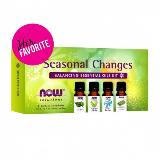 NOW Seasonal Changes Balancing Essential Oils Kit