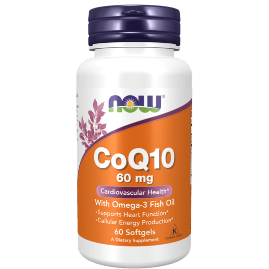Now CoQ10 With Omega-3 Fish Oil 60mg