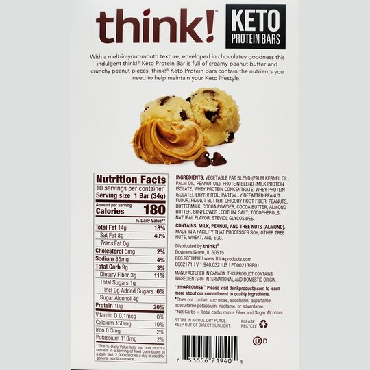 Think! Keto Protein Bars