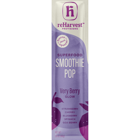 reHarvest Provisions Smoothie Pops - Very Berry Glow