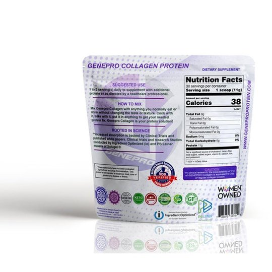 GENEPRO Collagen Protein Powder - Unflavored