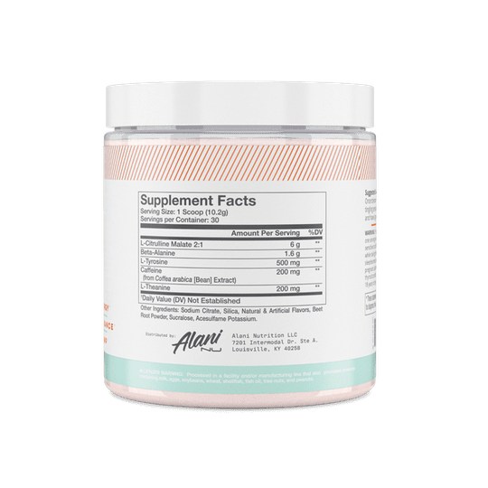 Pre-Workout Supplement Powder by Alani Nutrition