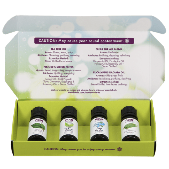 NOW Seasonal Changes Balancing Essential Oils Kit