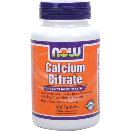 NOW Calcium Citrate (100tabs)