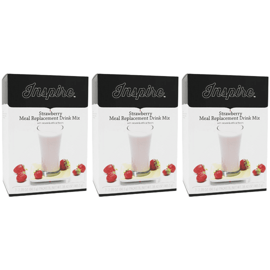 Inspire Very High Protein (35g) Shake Meal Replacement by Bariatric Eating - Strawberry