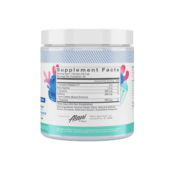 Pre-Workout Supplement Powder by Alani Nutrition