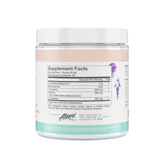 Pre-Workout Supplement Powder by Alani Nutrition