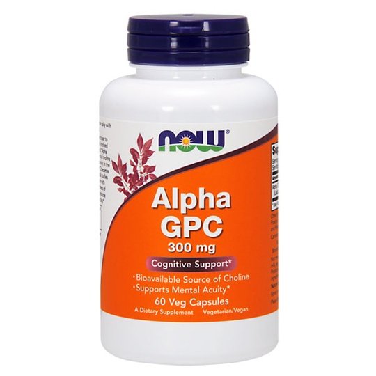 NOW Alpha GPC 300mg (60 VCaps)