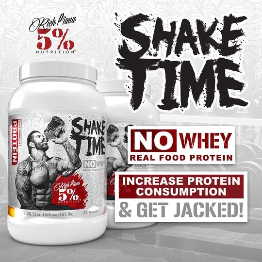 5% Nutrition Shake Time No Whey Real Food