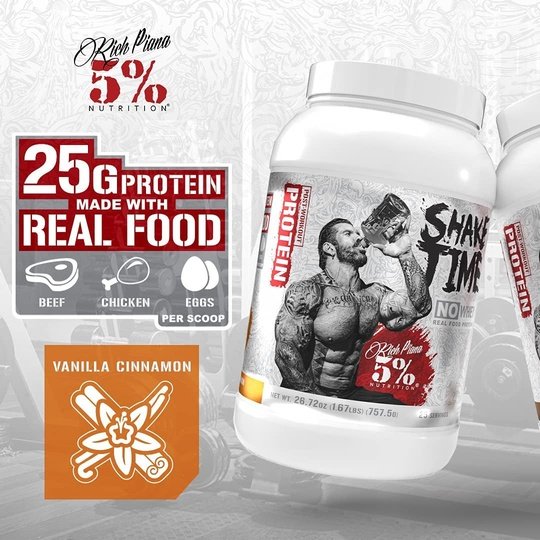 5% Nutrition Shake Time No Whey Real Food