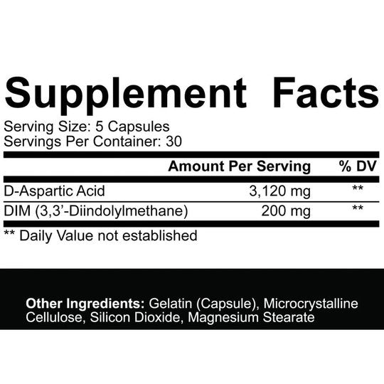 5% Nutrition 5% Core D-Aspartic Acid