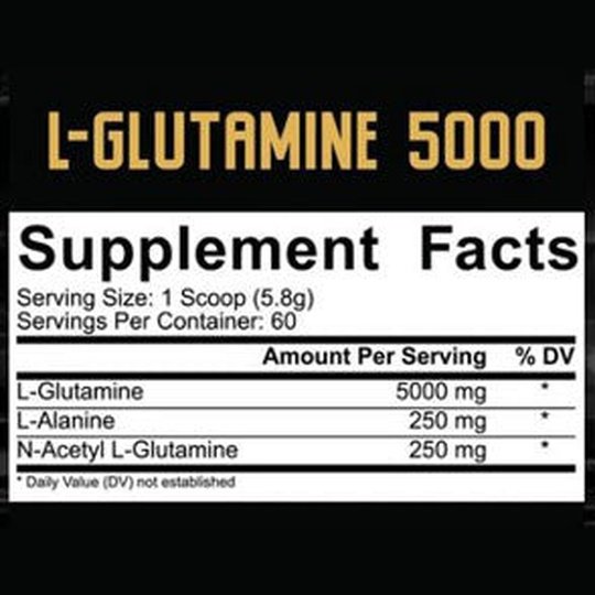 5% Nutrition 5% Core L-Glutamine 5000