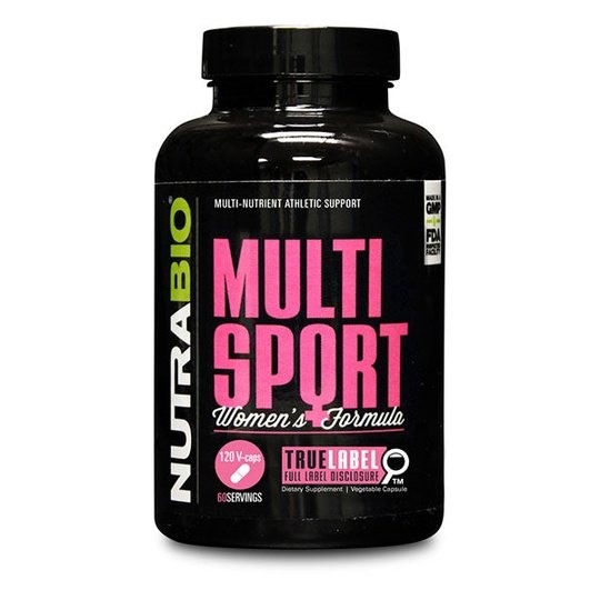 NutraBio Multi Sport Women's Formula (120 Caps)