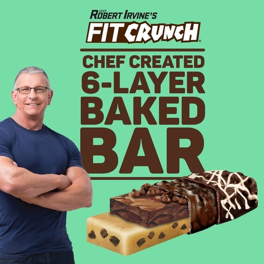 Robert Irvine's Fit Crunch Snack Size Whey Protein Baked Bar