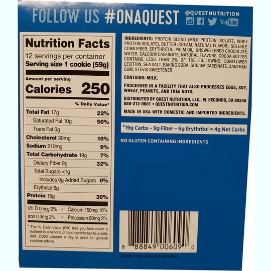 Quest Nutrition Quest Protein Cookie