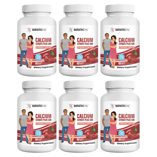 BariatricPal Calcium Citrate 500mg Chewable - Cherry (Brand New!)