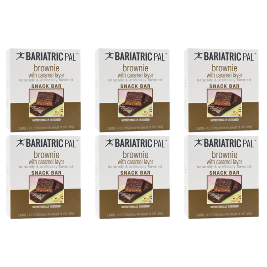 BariatricPal 10g Protein Snack Bars - Brownie with Caramel Layer