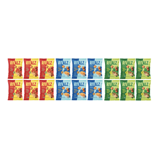 Stuffed Protein Snacks by Rivalz Snacks - Variety Pack