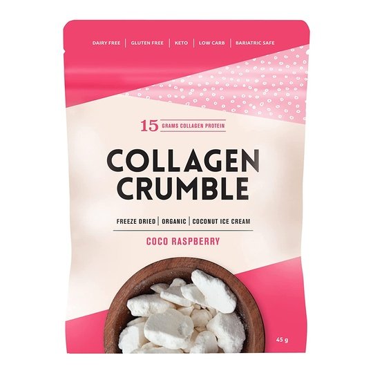 Coco Raspberry Collagen Protein Crumble by 3 Broth Makers