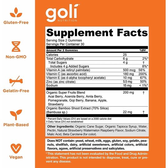 Goli Nutrition Superfruits Gummies